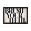 Brush Your Teeth 1 Piece Floater Frame Wall Art on Canvas-1299437668-1299437678