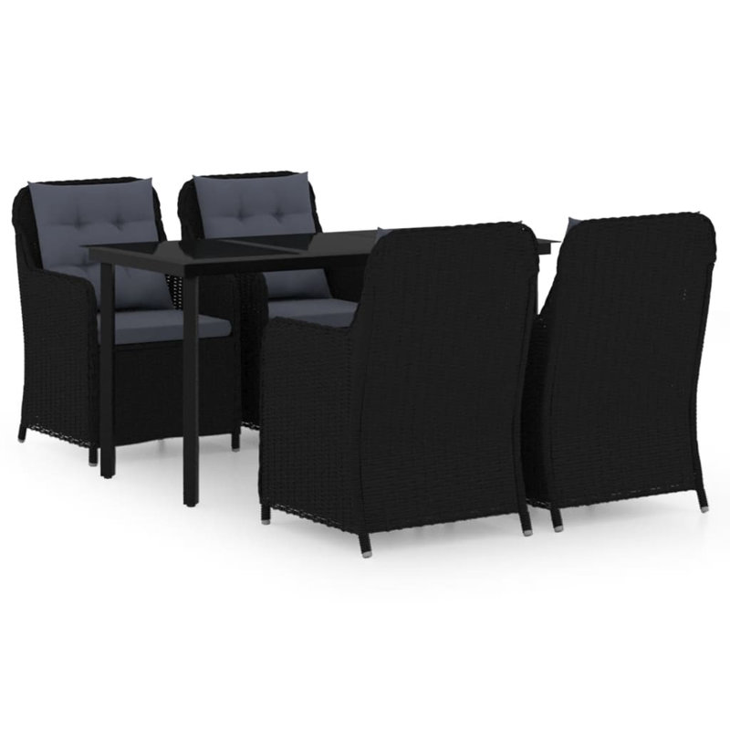Ensemble de salle à manger rectangulaire pour 6 personnes 55,1 po, 55.1" Table Length, 4