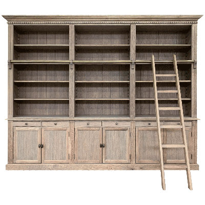 Jemison Solid Wood Library Bookcase