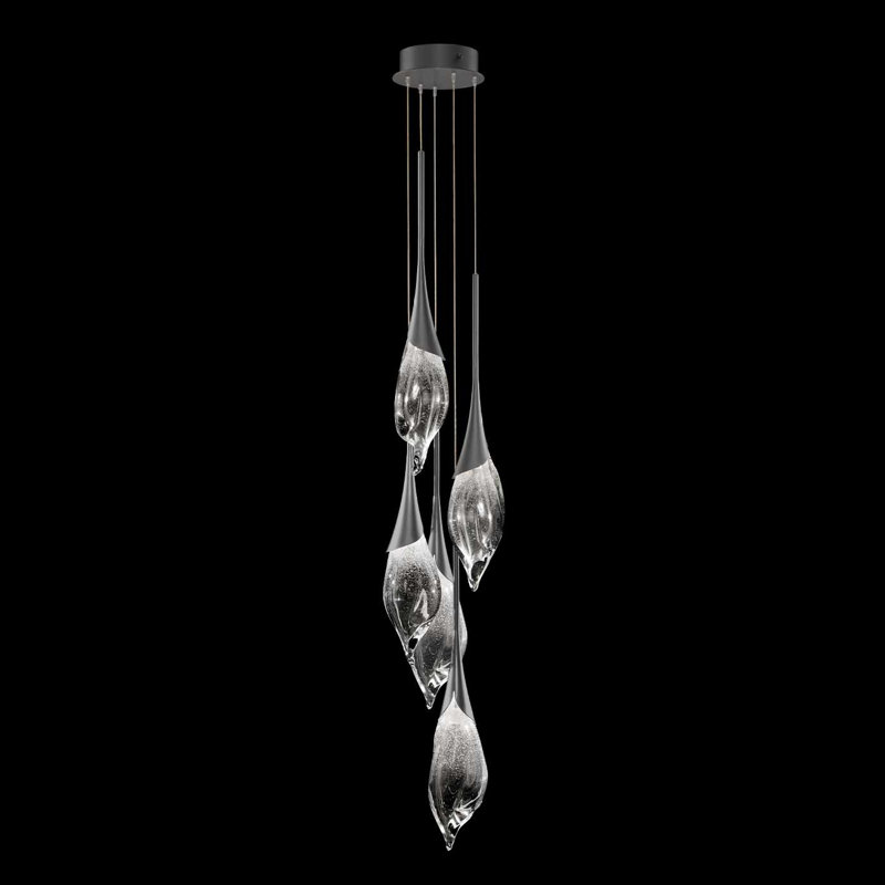 Mayu 5 - Light LED Pendant, Midnight Steel
