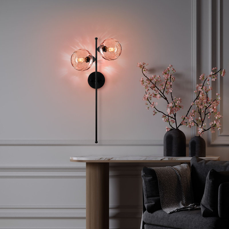 Lustre, Noir / Rose