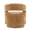 Chaise d'appoint en tweed avec duvet de plumes
