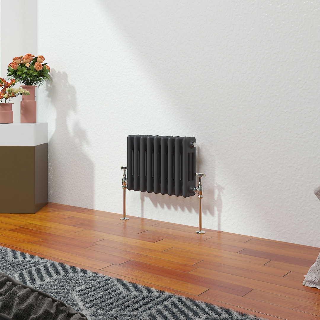 Vallie Horizontal Traditional Column Cast Iron Style Designer Radiator