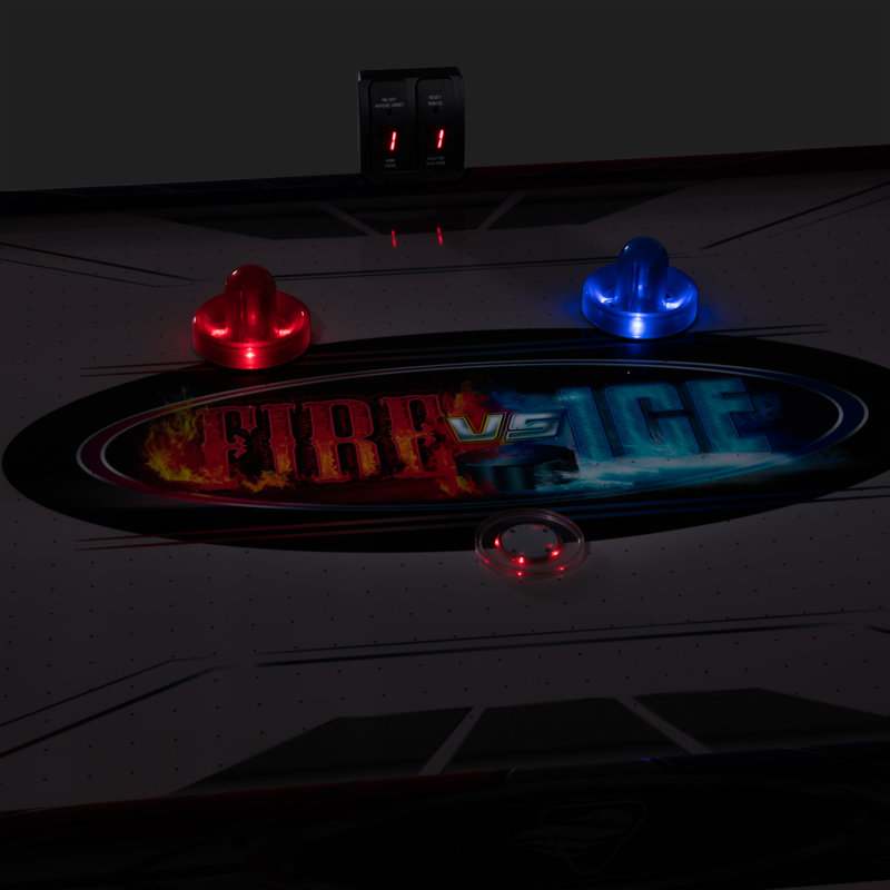 Triumph 54" Fire and Ice LED Air Hockey Table