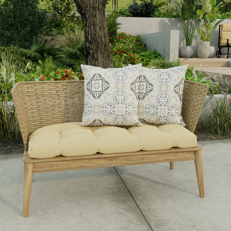 Sunbrella Outdoor Throw Pillow, Rave Grey