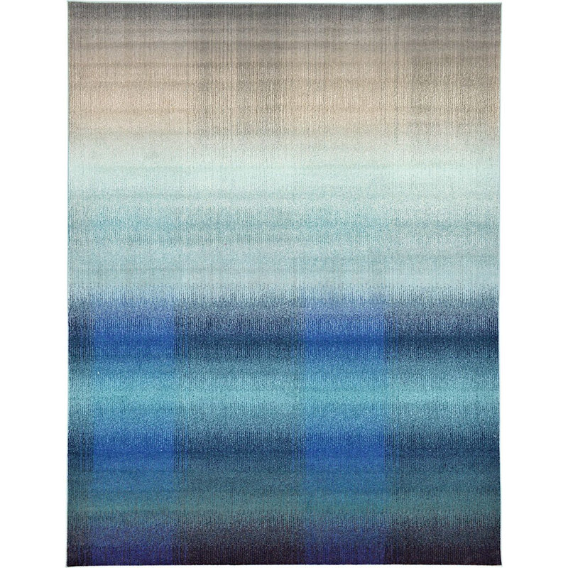 Abstract Indoor Rug, Rectangle 9' x 12'