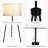 60'' Black Tripod Floor Lamp