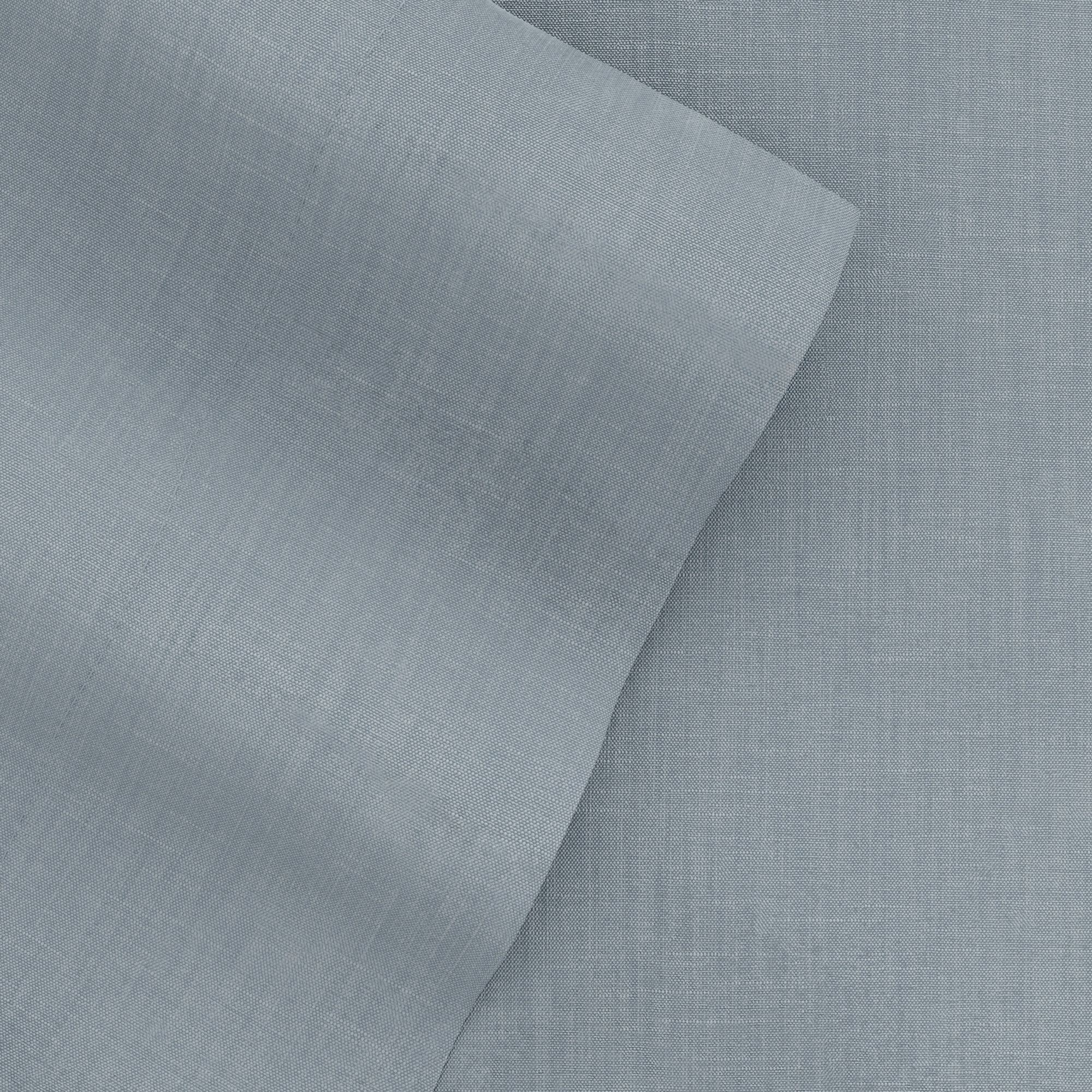 Linen Bamboo-Blend Breathable Luxury Bed Sheet Set, Light Blue, Queen Sheet Set + Fitted Sheet + 2 Pillowcases