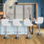 Height Adjustable Swivel Bar Stool-1615655034