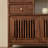Chinese style solid wood display bookcase