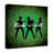 Rock N Rock Green Print On Canvas; 9D1C2D6D5CCD4559B74AA7F08A86726F Square-321001732