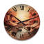 Horloge murale en bois massif Rousselle-1453299785