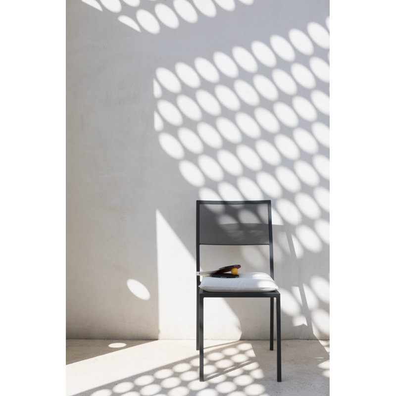 Conrad Outdoor Lounge Chair, Graphite