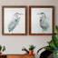 Blue Heron I - ensemble de 2 reproductions d'art sur toile encadrées-595298011-595298014