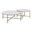 Ensemble de tables gigognes en marbre Zaidee