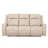 Steeves 78 in. Reclining Condo Sofa in Beige