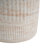 Outdoor/Indoor Lightweight Concrete Side Table, Elegant Travertine Finish for Versatile Use and Durability