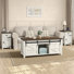 Jaquavion Farmhouse Living Room Set,coffee Table&end Table