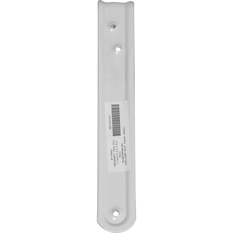 Support traditionnel en acier traditionnel de h 8 po x l 1 po x l 8 po x p 6 po Endura Brace, Blanc mat