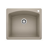 Diamond SILGRANIT 25" L X 22" W Drop-in/Undermount Kitchen Sink