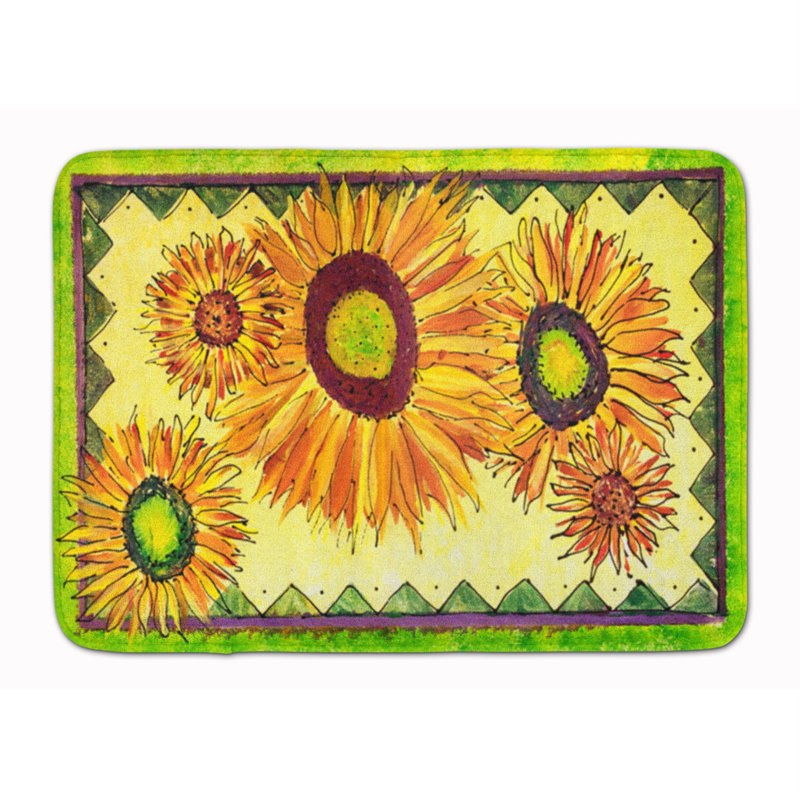 Tapis pour salle de bain Lexi Sunflowers