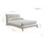 Casleton Upholstered Bed Frame-411624744