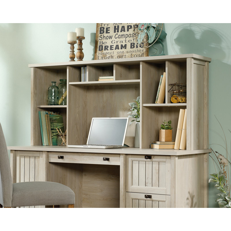 Costa Computer Hutch, Chalked Chestnut