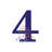 Number 36'' Cardboard Standup