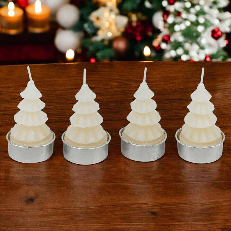 Unscented Tealight Candle, White