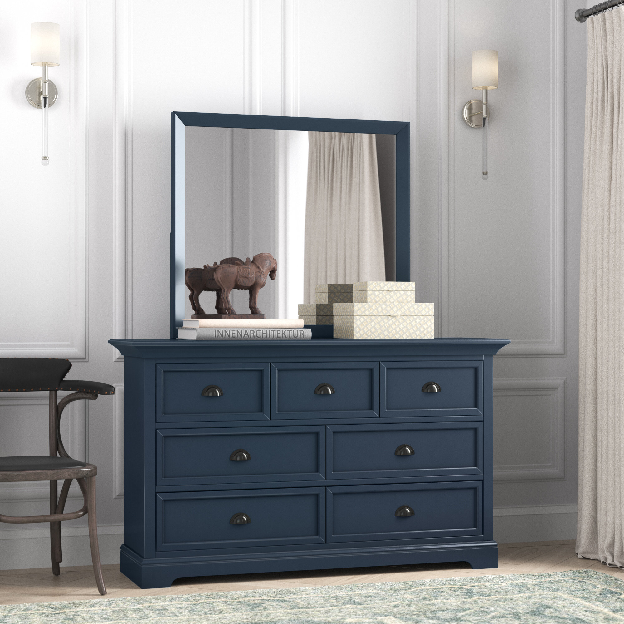 Wayfair blue deals dresser