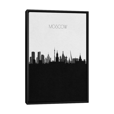 Moscow, Russia City Skyline by Ayse Deniz Akerman - Print on Canvas