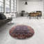 Tapis brun à motif oriental-1230022621