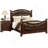 Traditional Style 1Pc Eastern King Size Bed Padded Headboard And Footboard-2026725916