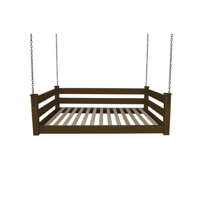 Lit de jour suspendu en bois massif Adrow