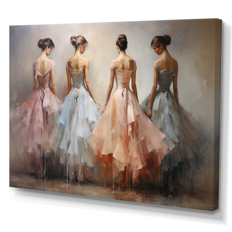 Dance Graceful Form - Entertainment Canvas Wall Art, Toile tendue, H 30 po x l 40 po x P 1,5 po