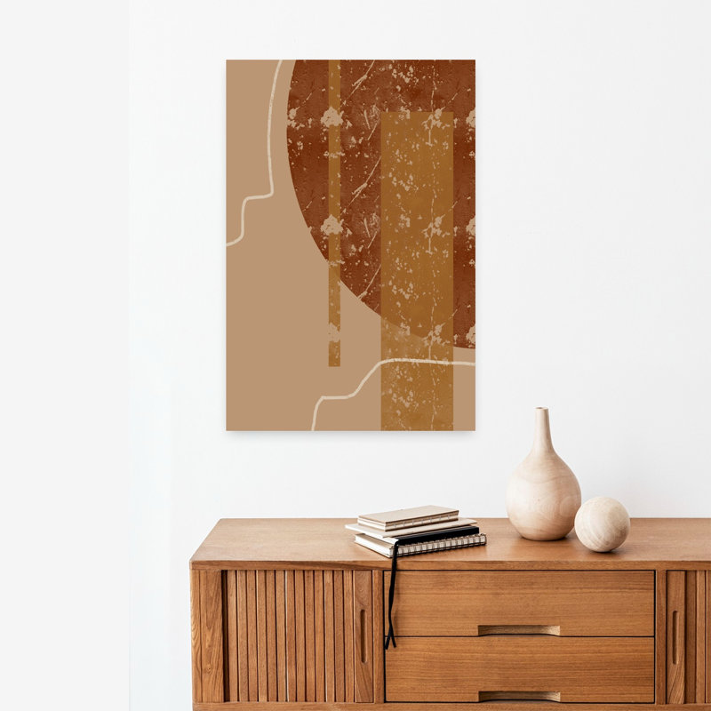 Art contemporain, art contemporain abstrait, H 24 po x l 16 po