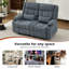 Causeuse inclinable avec porte-gobelets pour le salon-1146468674