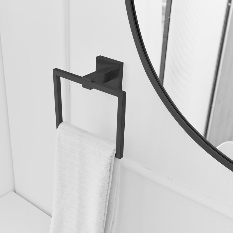 Towel Ring, Matte Black