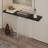 Modern Black Solid Wood Console Table-1050931637