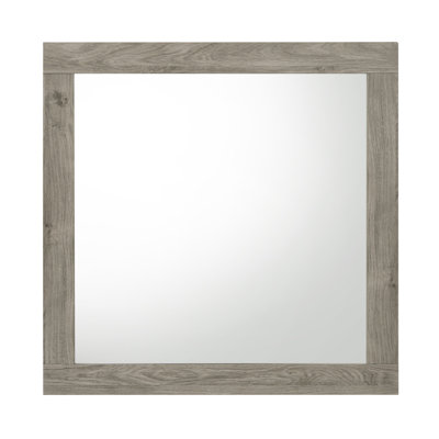 Mari Light Gray Finish Mirror
