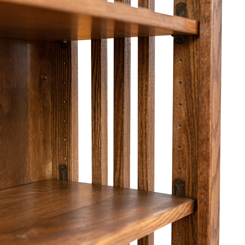 Afolarin Storage Bookcase, (3 Shelves) 60” H x 36” W x 12”D