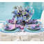Ray Placemat in Periwinkle/Seafoam