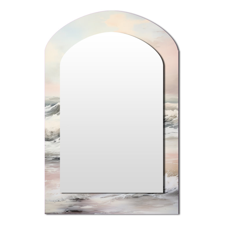 Beige rose minimalisme Tranquil Whispers I, 43 po x 33 po