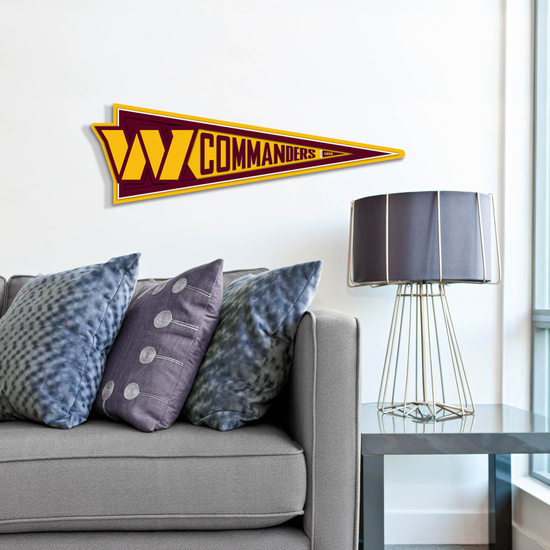 NFL Washington Commanders Pennant Sign