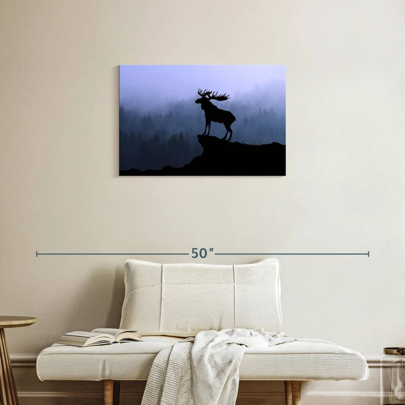 Crowle Moose Cliff Silhouette
