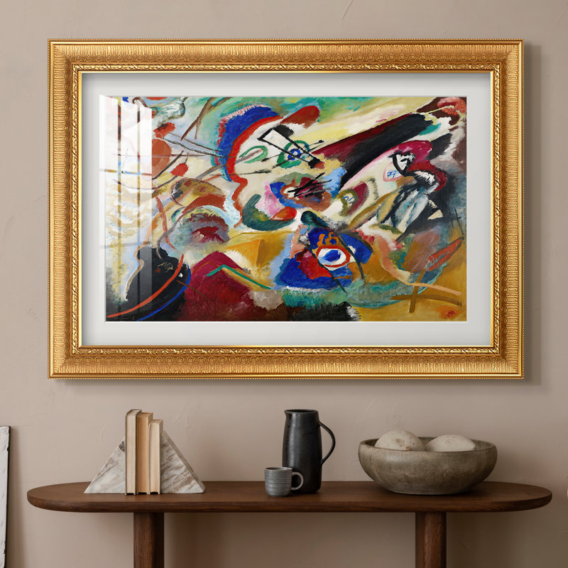 Fragment 2 de la composition VII, 1913 - Wassily Kandinsky - Estampe encadrée sur mesure, 16x22 INNER SIZE