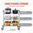 3 Layers Stainless Steel Kitchen Cart