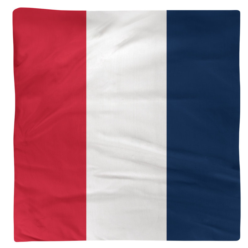 Striped Square Napkin, 22" x 22", Red/White/Blue, Polyester