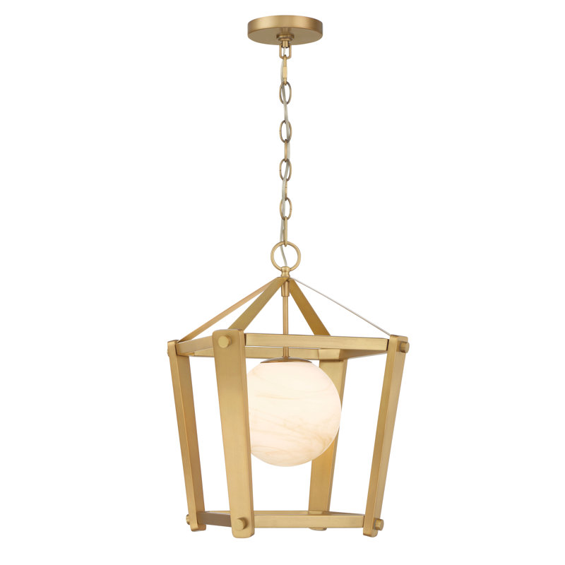 1 luminaire suspendu, H 18,75 po x l 13 po