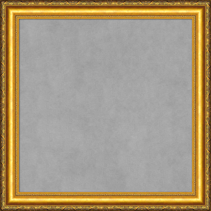Tableau magnétique encadré doré Colonial, H 24 po x l 24 po